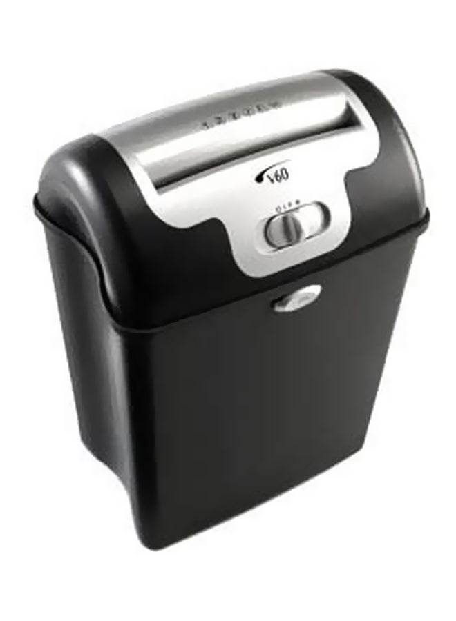 Rexel Duo Manual Cross Cut Shredder Black/Silver