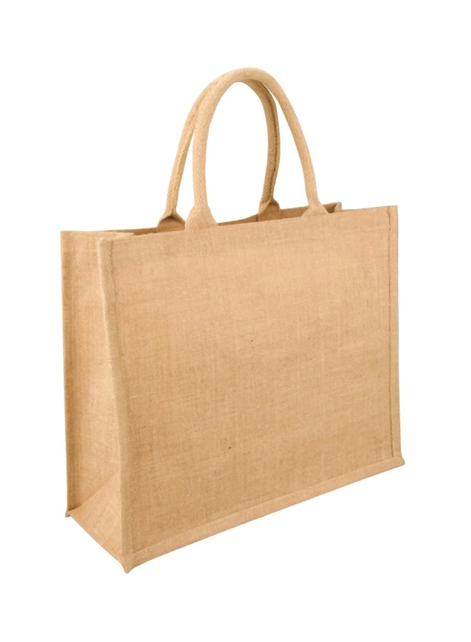 Eco-neutral - Jute Burlap Tote Natural - Image 1