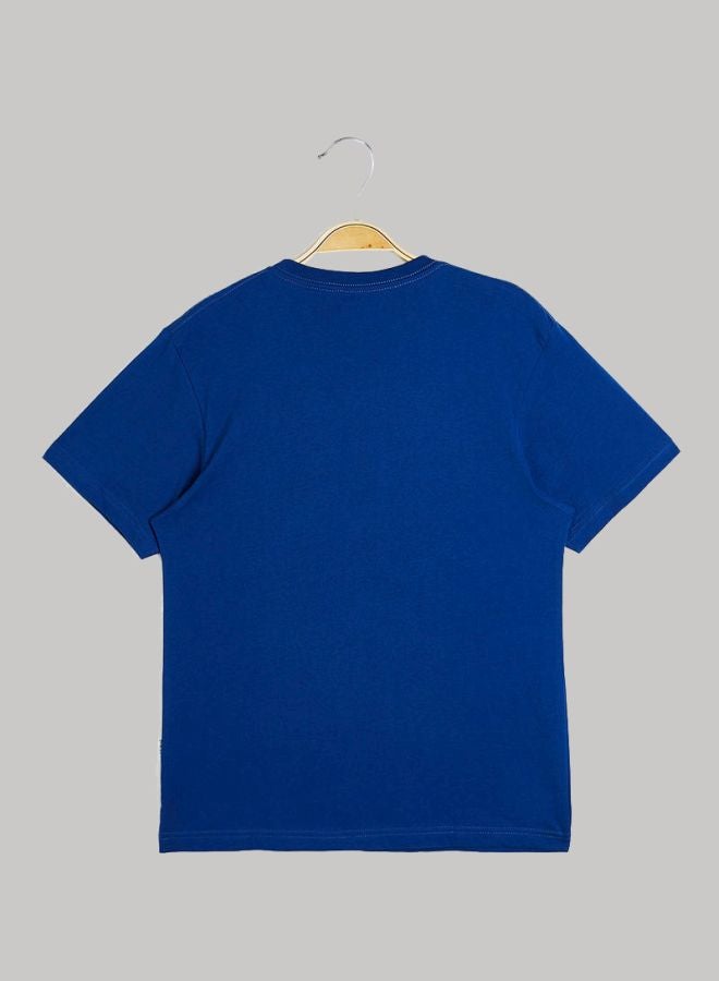 Al Jaber - I Love Dubai Printed T-Shirt Blue/Yellow/Black - Image 1