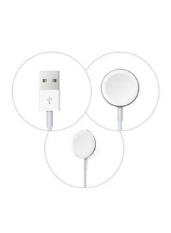 Foxcon Magnetic Charger For Apple Watch Series SE/6/5/4/3/2/1 White  - Image 1