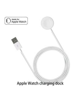 Foxcon Magnetic Charger For Apple Watch Series SE/6/5/4/3/2/1 White  - Image 2