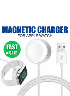 Foxcon Magnetic Charger For Apple Watch Series SE/6/5/4/3/2/1 White  - Image 3