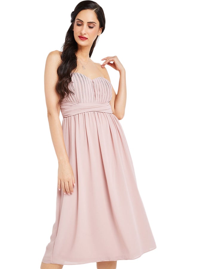 tfnc LONDON - Tallie Pleated Dress Mauve - Image 1