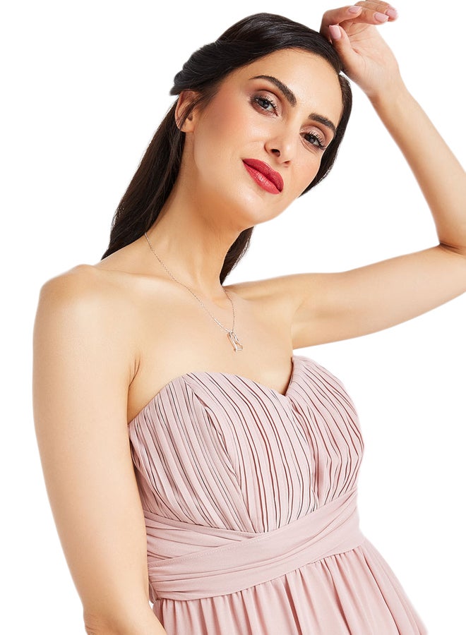 tfnc LONDON - Tallie Pleated Dress Mauve - Image 1