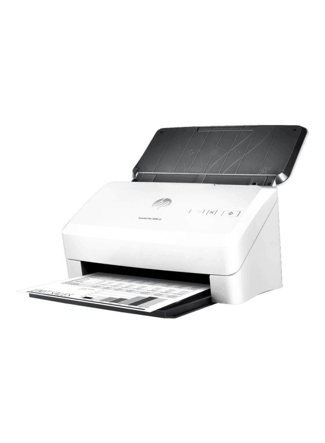 HP ScanJet Pro 3000 S3 Sheet-Feed Scanner White/Black - Image 2