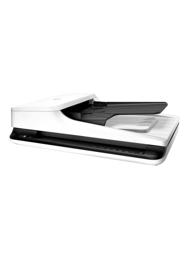 HP - ScanJet Pro 2500 F1 Flatbed Scanner White/Black - Image 1
