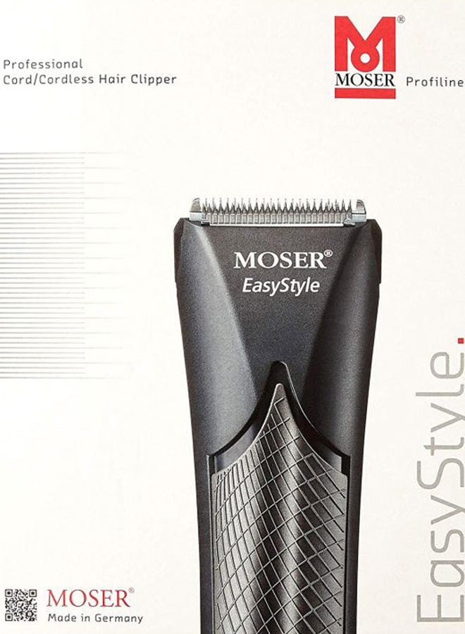MOSER Easy Style Professional Cordless Hair Clipper Black/Silver - Image 3