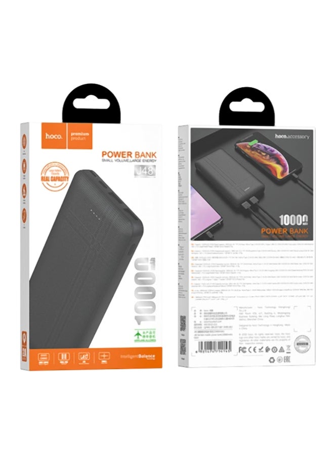 هوكو باور بنك موبايل سريع 10000.0 mAh أسود - Image 4