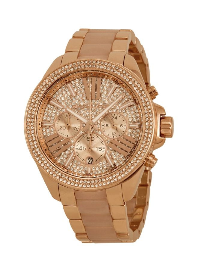 Michael Kors Women's Wren Water Resistant Chronograph Watch MK6096 - Image 1
