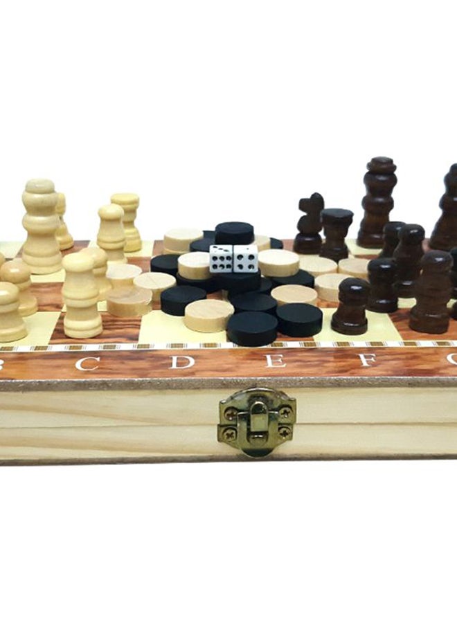 Classic Folding Chess Board Set 25cm - v1598619522/N40017857A_3