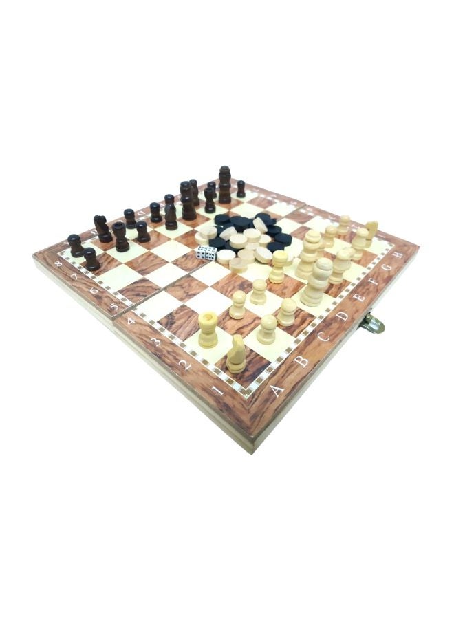 Classic Folding Chess Board Set 25cm - v1598619522/N40017857A_4