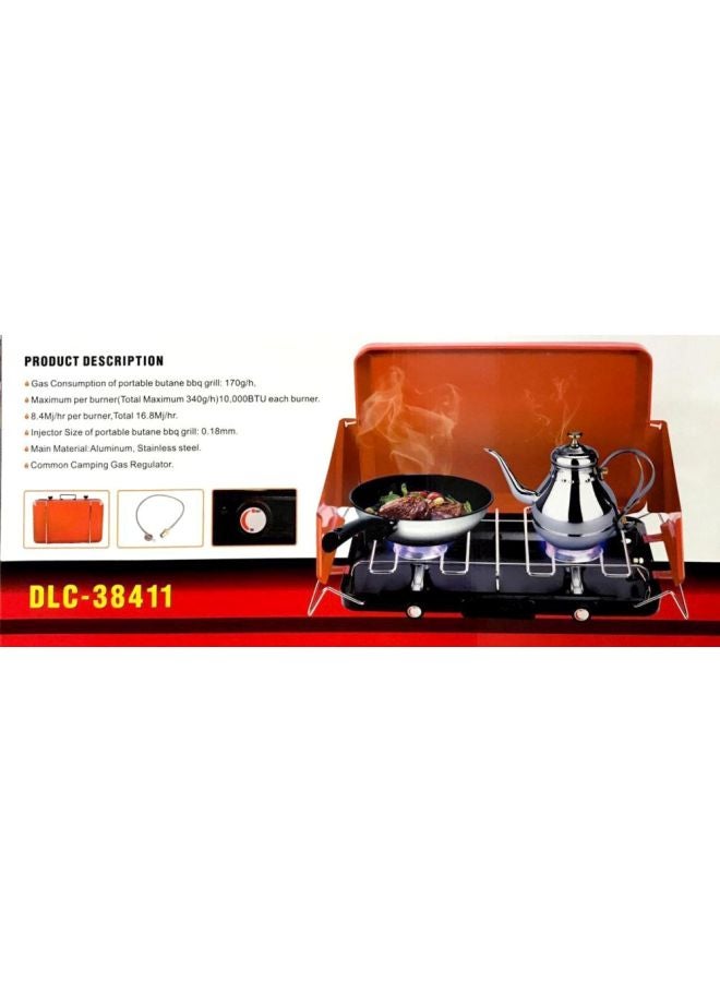 DLC Camping Double Burner Gas Stove - Image 4