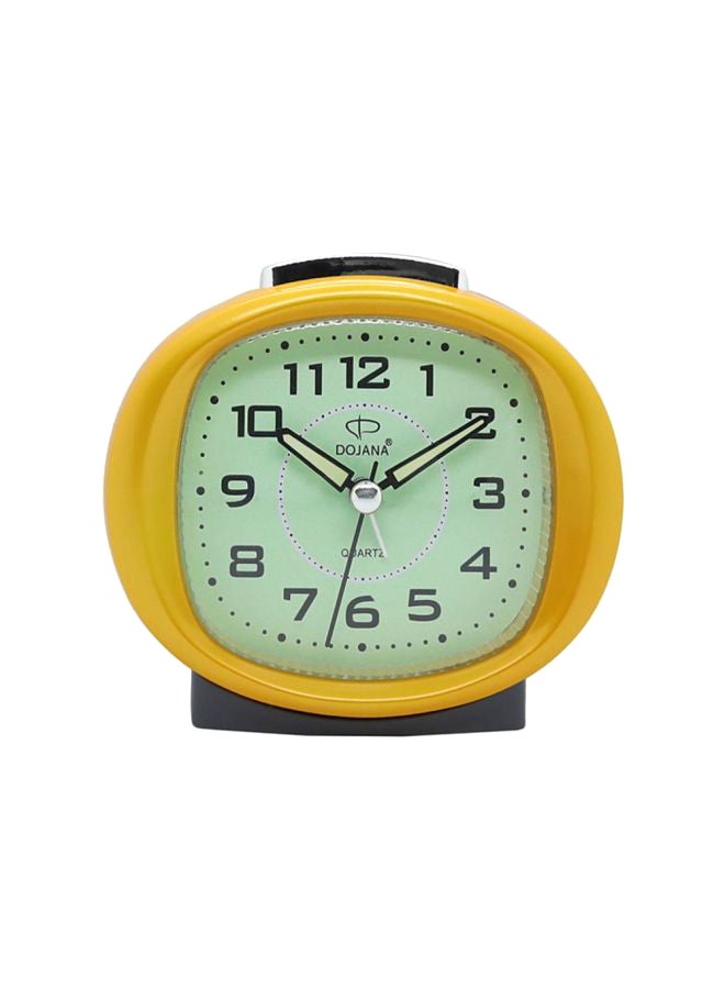 Dojana - Analog Desk Clock Light Green/Yellow - Image 1