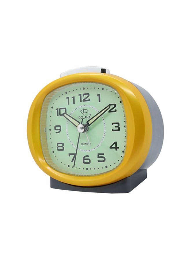 Dojana - Analog Desk Clock Light Green/Yellow - Image 1