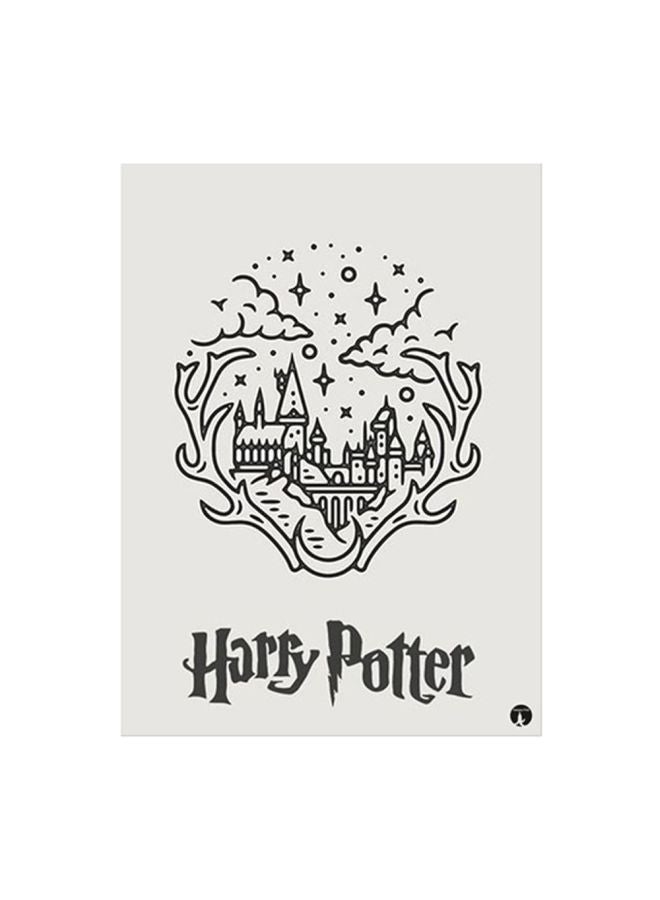 ملصق مصنوع من رقاقة معدنية بتصميم من فيلم "Harry Potter" متعدد الألوان 15x20Ø³Ù†ØªÙŠÙ…ØªØ±