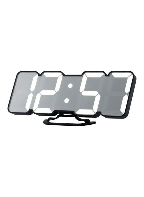 Wireless LED Alarm Clock Black/White 23.5 x 4 x 9.2cm