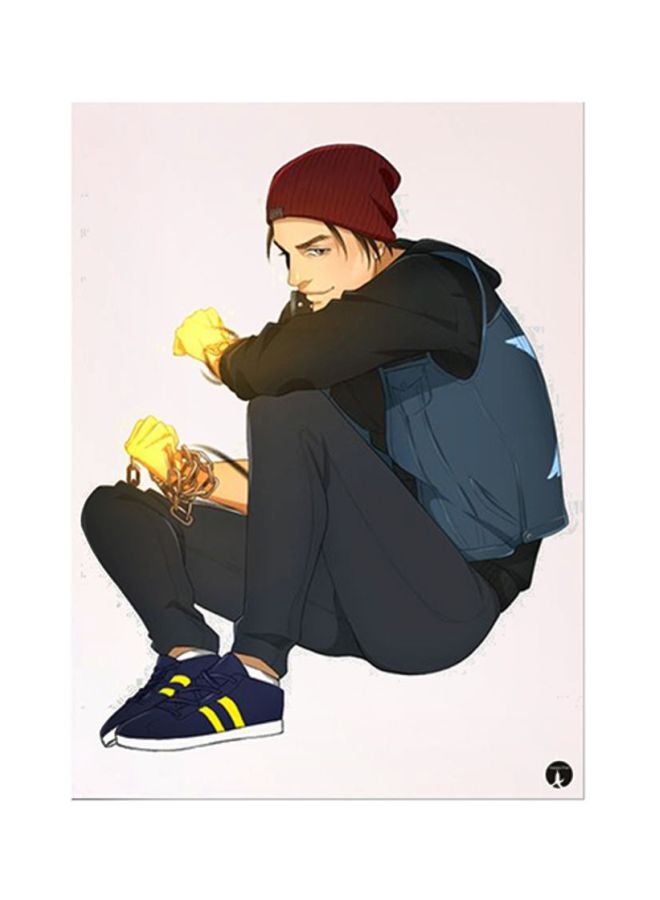 Video Game Infamous Second Son Metal Plate Poster Multicolour 15x20cm