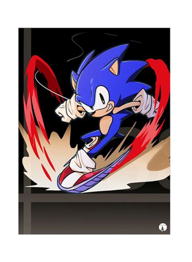BP Sonic Metal Plate Poster Multicolour 15x20cm