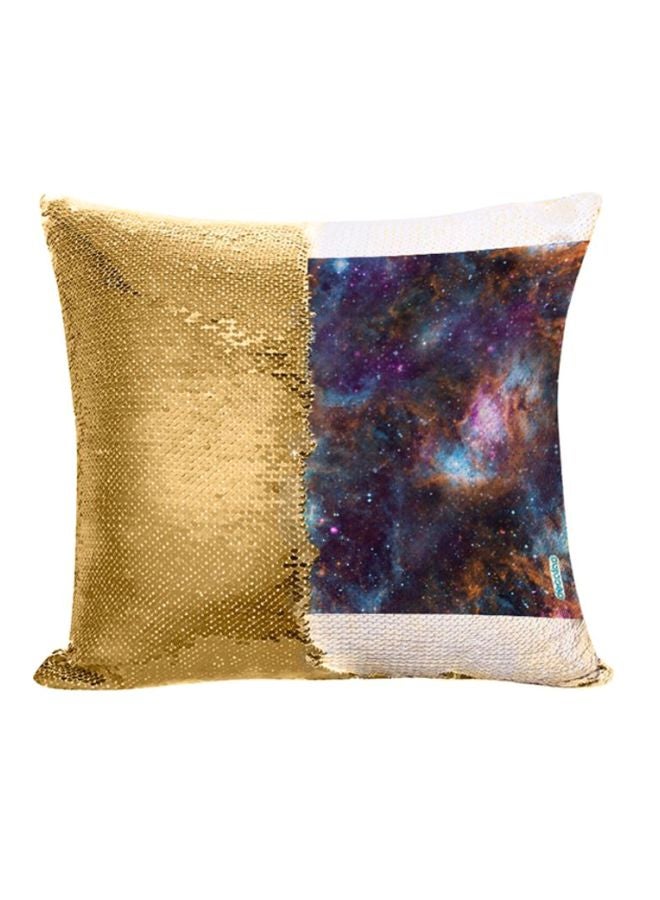 ديكالاك وسادة زينة بتصميم الفضاء الخارجي متعدد الألوان 45x45سم