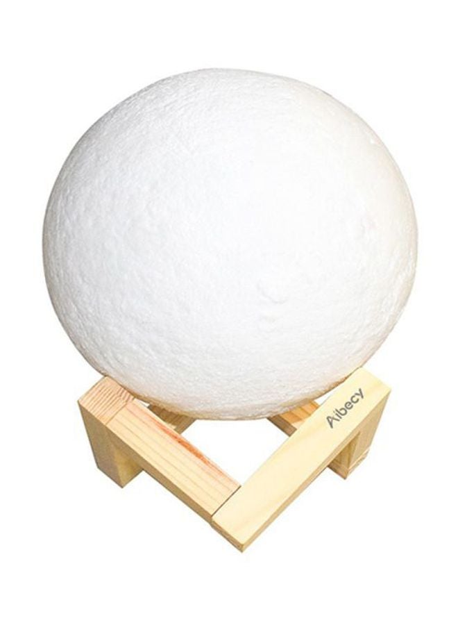 Aibecy LED Moon Lamp White 10cm - Image 1