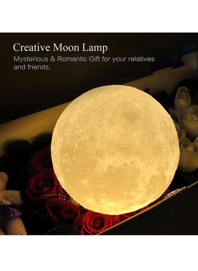 Aibecy LED Moon Lamp White 10cm - Image 2
