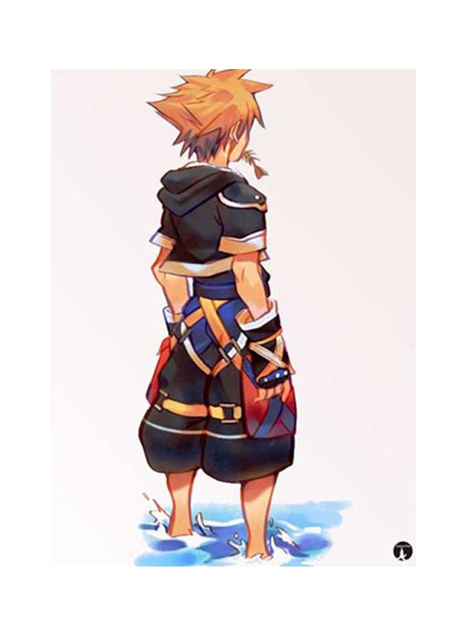 BP - Kingdom Hearts Metal Plate Poster Blue/Black/White 15x20cm - Image 1