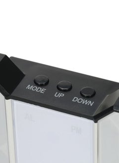 ديسديل ساعة منبه رقمية كبيرة بإضاءة LED متعددة الوظائف تعلق على الحائط أحمر  - Image 3