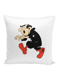 Gargamel Cute Throw Pillow With Stuffing Multicolour 16x16inch