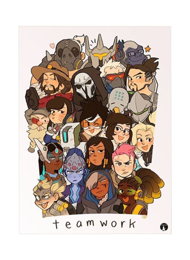 BP Video Game Overwatch Metal Plate Poster Multicolour 15x20centimeter 