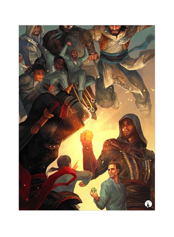 Video Game Assassin's Creed Metal Plate Poster Multicolour 15x20cm