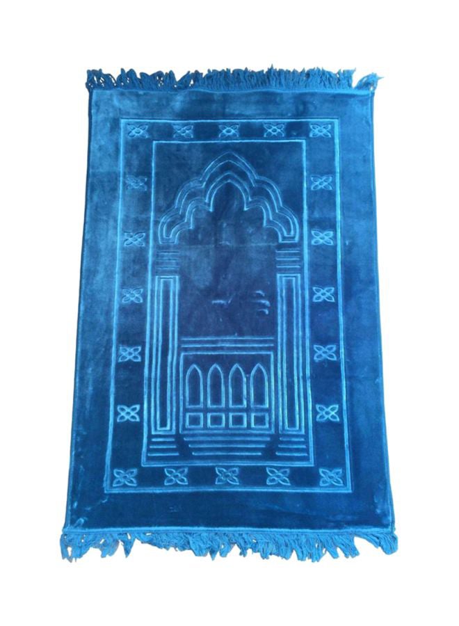 الجنيفي سجادة للصلاة أزرق 120x80سم 