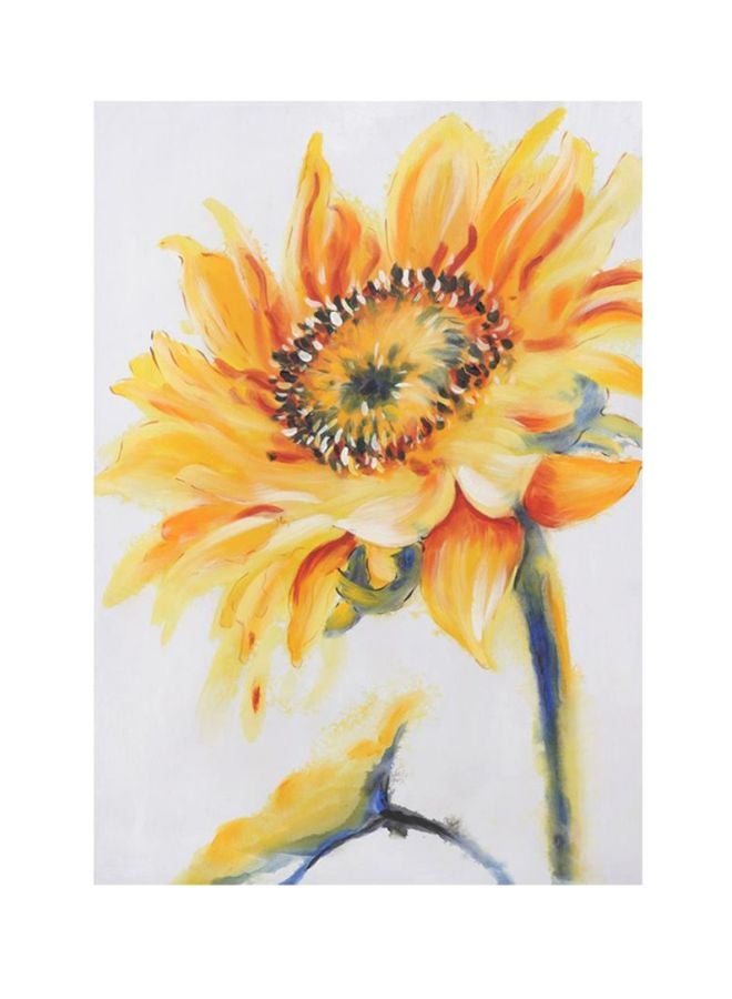 KANGAROO Hand Painted Art Blue/Orange 60x90x3.5cm 