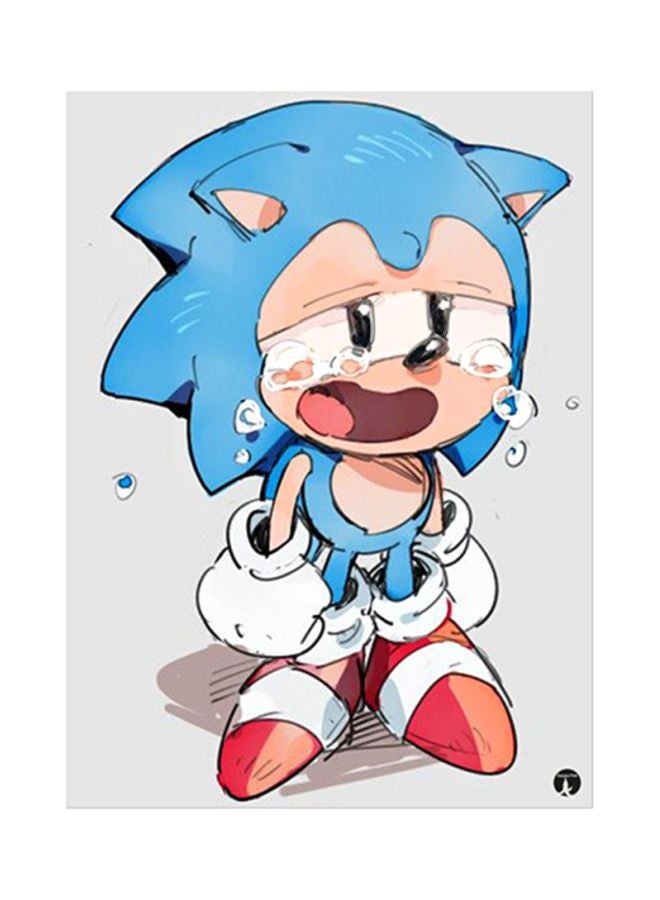 BP Video Game Sonic Metal Plate Poster Multicolour 15x20cm