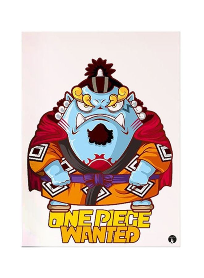 BP Metal Anime One Piece Themed Plate Poster Multicolour 15x20cm