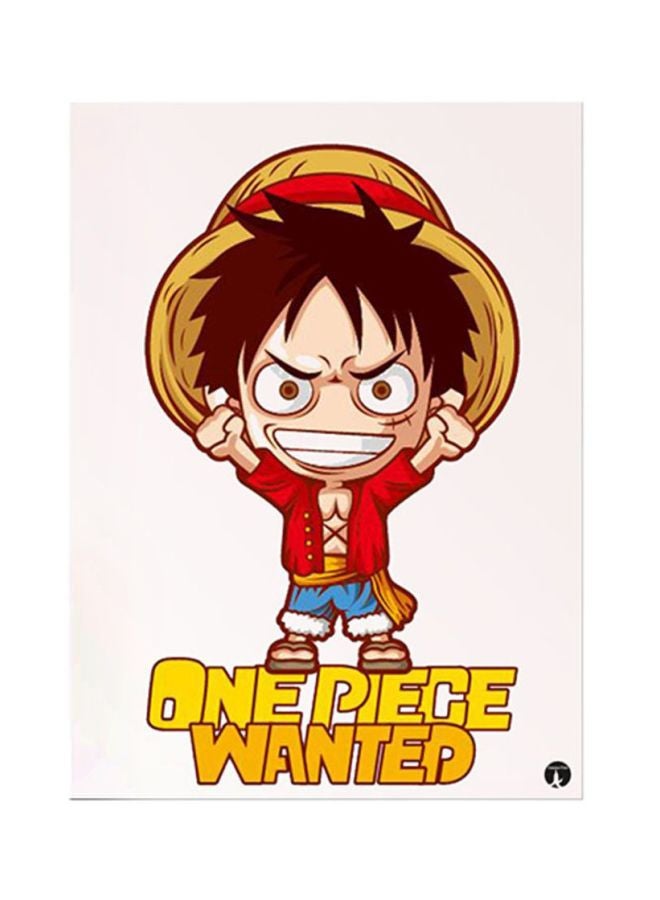 BP Anime One Piece Metal Plate Poster Multicolour 15x20cm