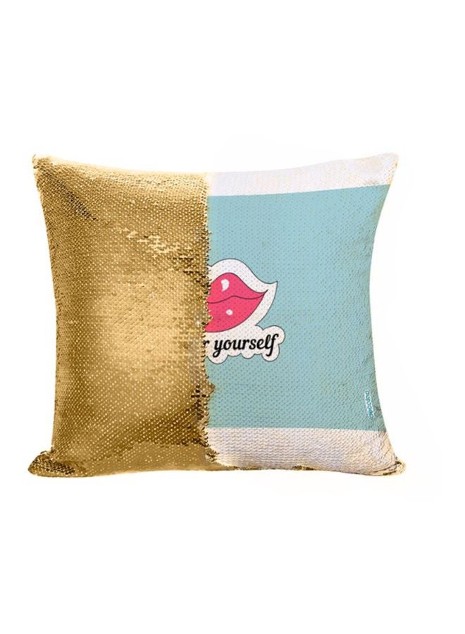 Flip Sequin Detail Decorative Pillow Multicolour 45x45cm