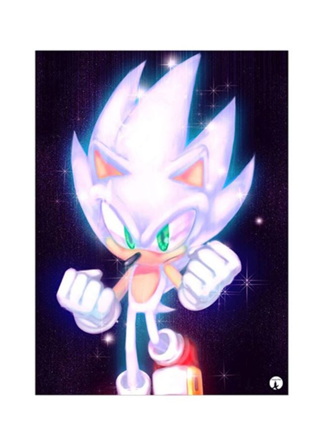 BP Video Game Sonic Metal Plate Poster Multicolour 15x20cm