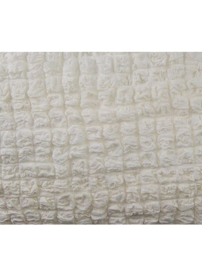 Fabienne - 4-Piece Sofa Cover Set White 220x100x100cm - Image 1