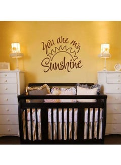 Kids Bedroom Quotes Wall Decals Brown 60x50cm