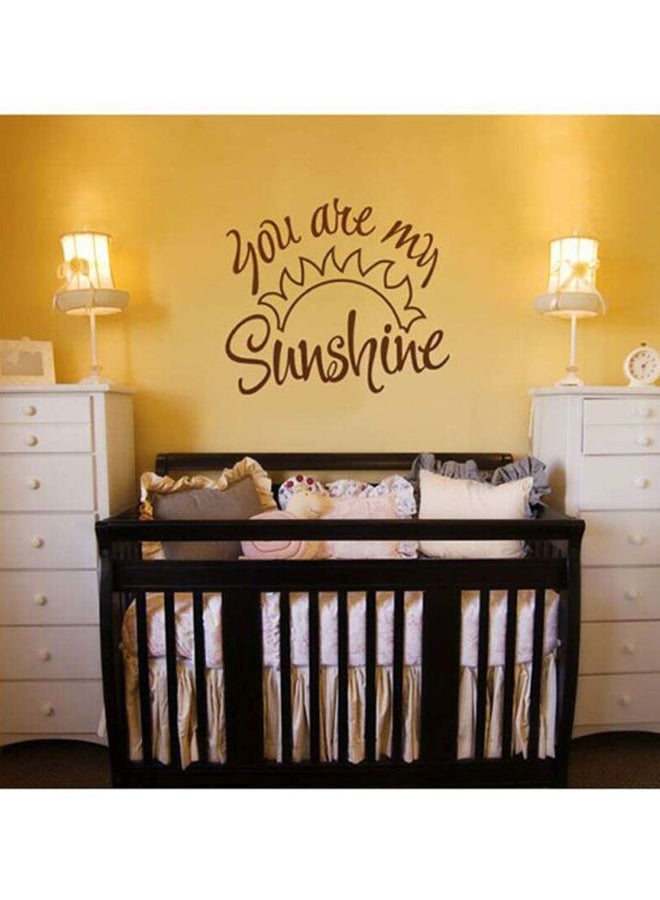 Spoil Your Wall - Kids Bedroom Quotes Wall Decals Brown 60x50cm - Image 1