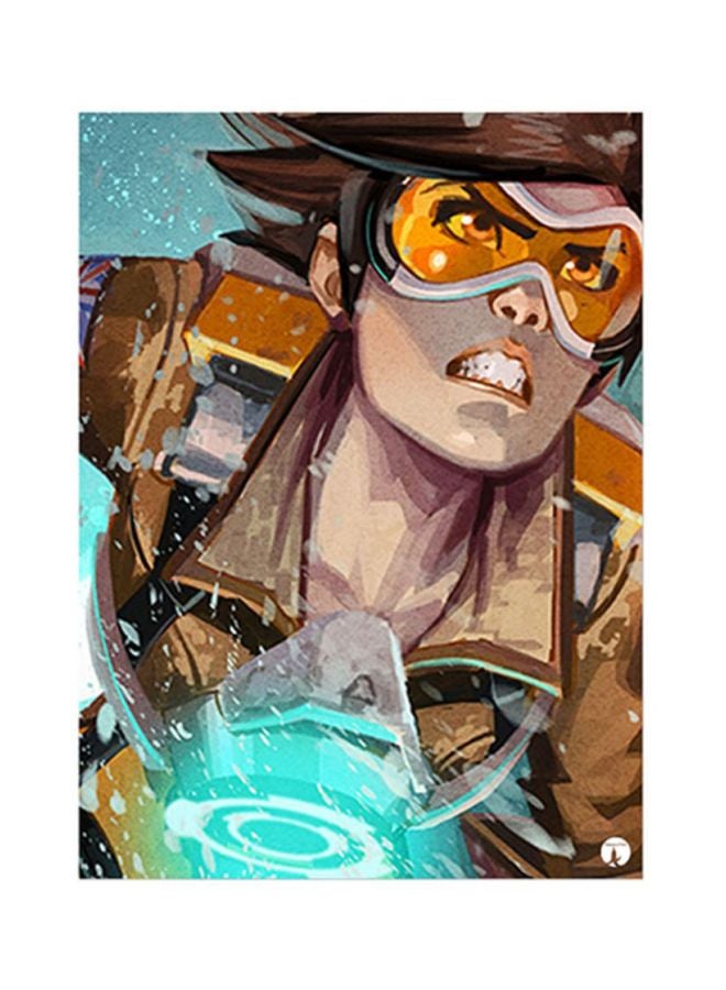 Video Game Overwatch Metal Plate Poster Multicolour 15x20cm