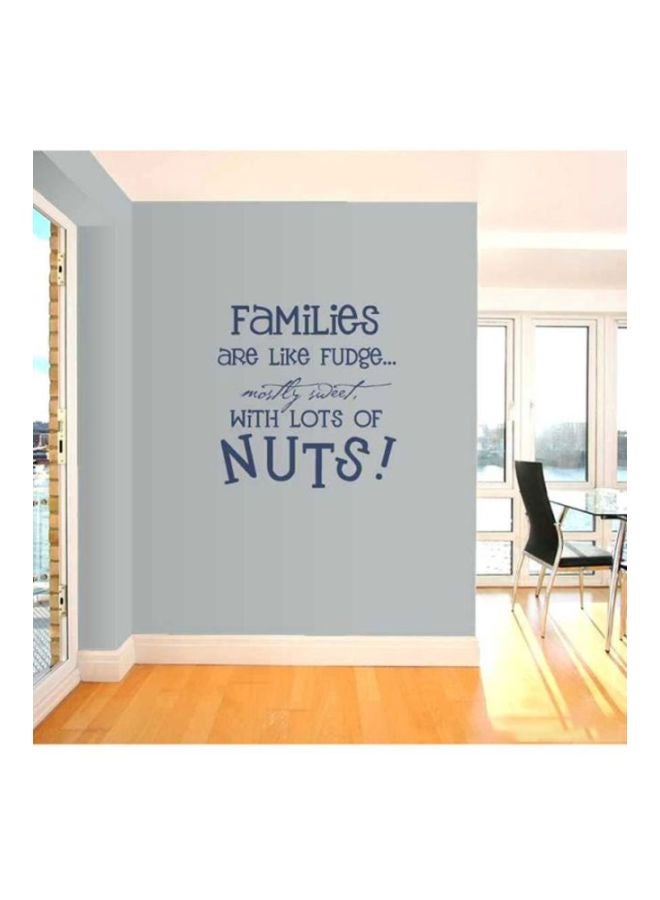 Spoil Your Wall Funny Quotes Decorative Wall Sticker Blue 65x80cm 