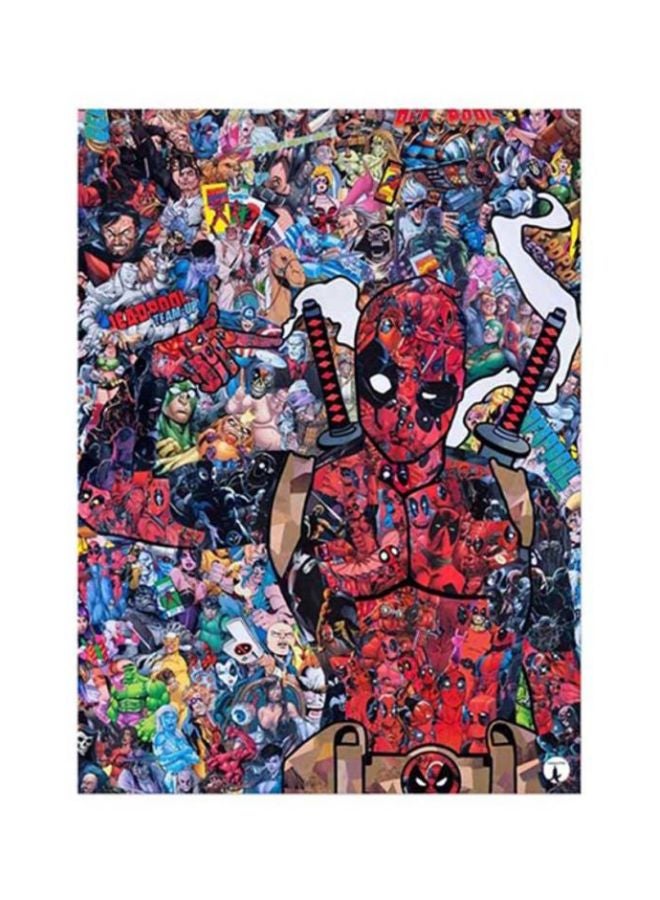 BP Deadpool Metal Plate Poster Multicolour 15x20cm