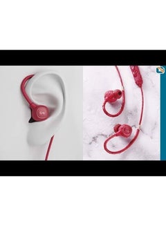 Aukey EP-B80 Key Series Bluetooth 5.0 Wireless Earbuds | Hybrid Dual Driver | aptX HD Sound | Sports Neckband Headphones - Red  - Image 3
