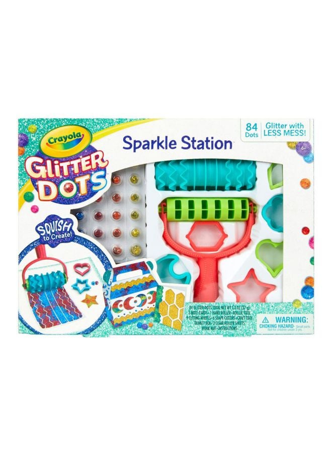Crayola Glitter Dots Sparkle Station Craft Kit Multicolour - Image 3