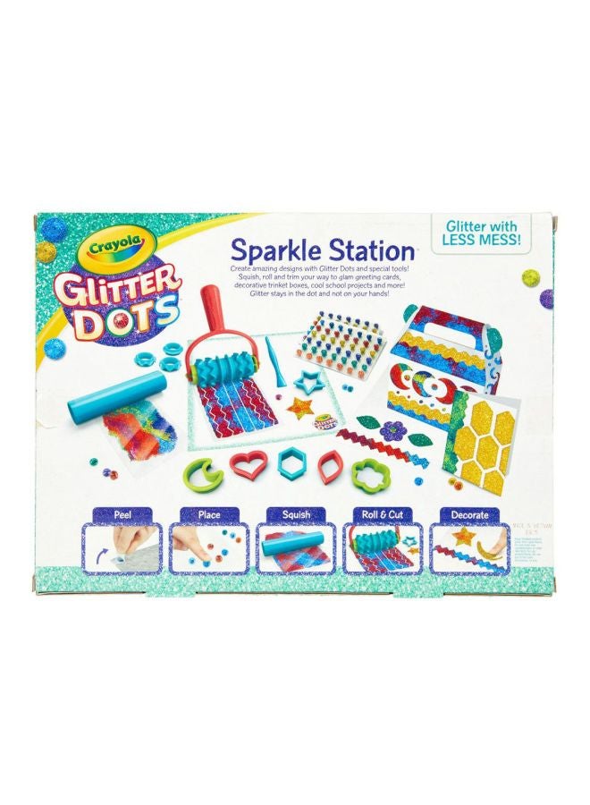 Crayola Glitter Dots Sparkle Station Craft Kit Multicolour - Image 4