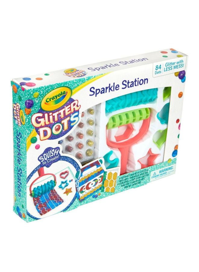 Crayola Glitter Dots Sparkle Station Craft Kit Multicolour - Image 5