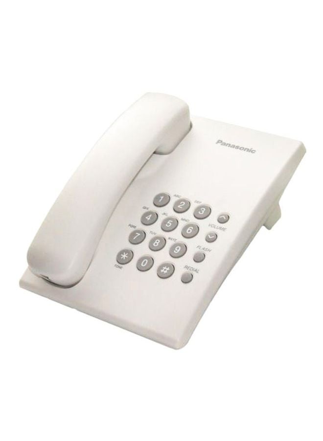 باناسونيك هاتف سلكي أبيض/رمادي