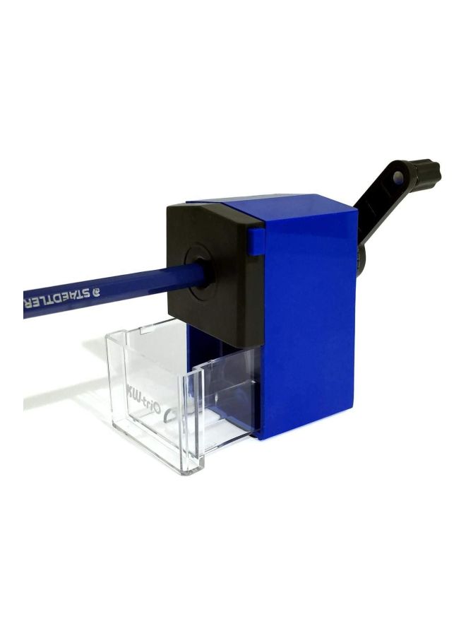 Kw-trio Desk Pencil Sharpener Blue/Black/Clear  - Image 2