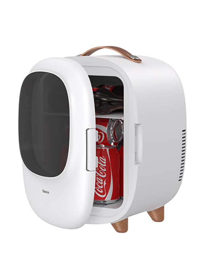 Portable Refrigerator AC-DC/Cosmetic Refrigerator/Portable Compact Refrigerator, Suitable for All Cosmetic Storage, Used for Makeup And Skin Care, Can Also Be Used in Home Office Car,Room,Bedroom 8L 8 L CRBX01-02 White 